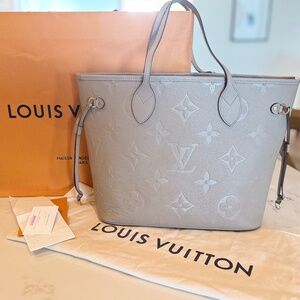 Louis Vuitton Neverfull MM  Monogram Empreinte Leather